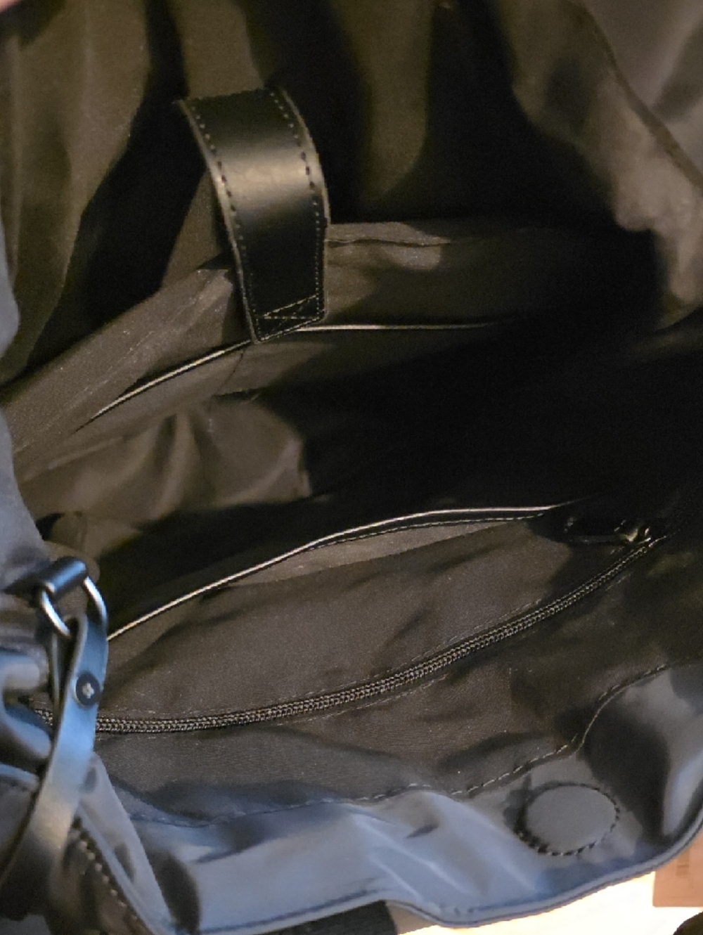 JOAN & DAVID The Capri Black Nylon Workbook Tote - Picture 13 of 14